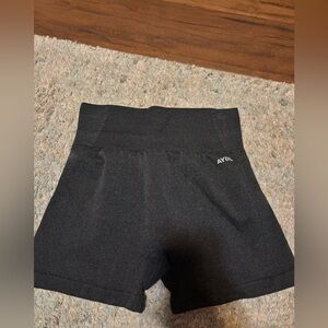 AYBL Black High-Waist Seamless Bike Shorts XL